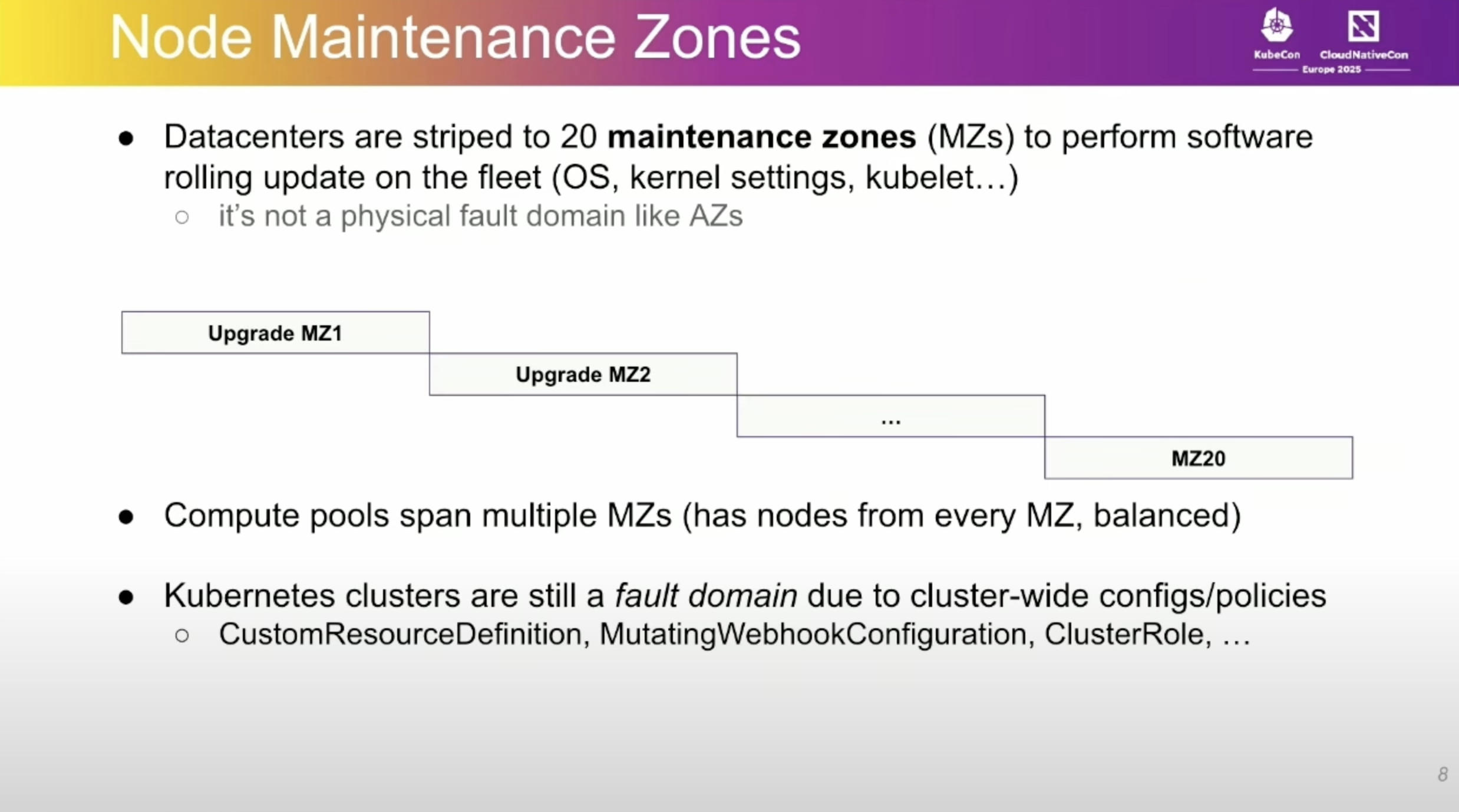 LinkedIn Maintenance Zones (“MZ”) Concept.
